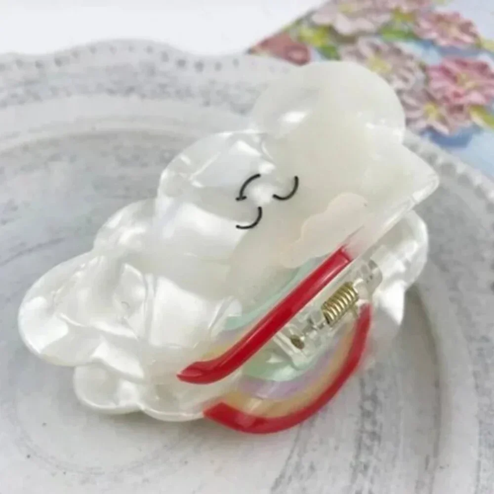 ⭐️❤️ FREE Modern Hair Rainbow Cloud Chic Glam Girly Minimalist Trendy Claw Clip
